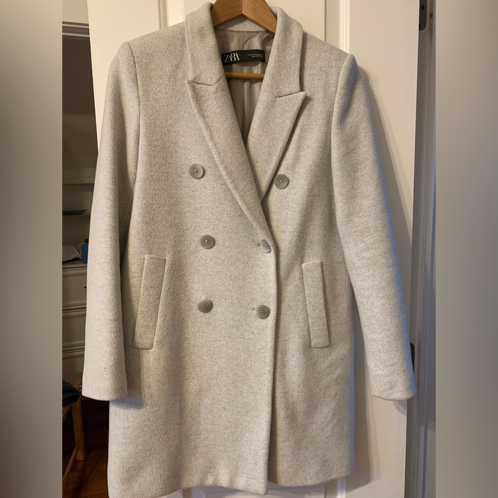 Light Gray Zara Coat